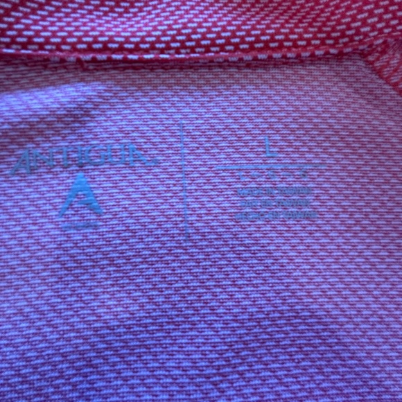 Antigua long sleeve 1/2 zip activewear top golf top size L - Picture 11 of 15
